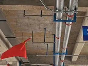苏尼特左管廊支架的安装方法